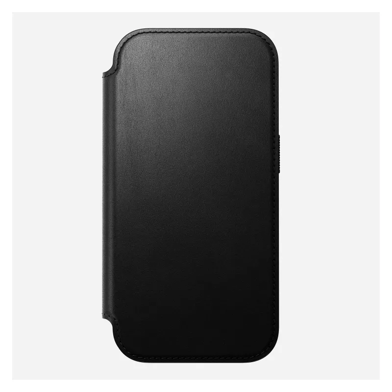 Nomad Modern Leather Folio nahkainen puhelinkotelo iPhone 17 Pro, 16 cm (6,3