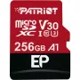MicroSDXC-muistikortti PATRIOT PEF256GEP31MCX 256 GB Class 10 U3 V30 luku 100 MB/s kirjoitus 80 MB/s SD-sovittimella
