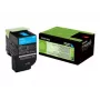 Lexmark 702C R värikasetti 1 kpl alkuperäinen syaani