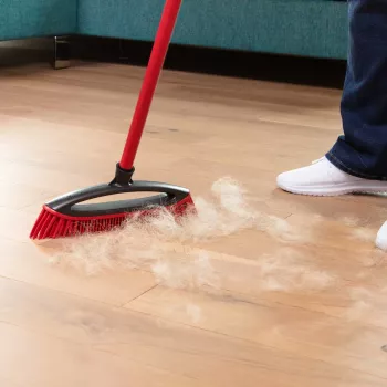 Luutusarja VILEDA Pet Pro 175388 — 3-osainen, sähköstaattinen harja ja mikrokuituliina, punainen
