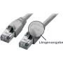 Tecline exertis Connect - verkkokaapeli - RJ-45 (uros) - RJ-45 (uros) - 7,5 m - SFTP - CAT 5e - harmaa (71607)