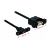 USB-kaapeli Micro-USB B USB A DeLOCK 85109 0,25 m