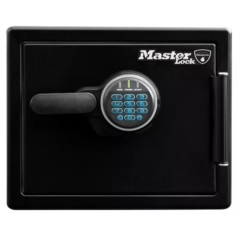 MASTER LOCK LFW082FTC -kassakaappi musta teräs
