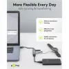 Goobay Slim 4-porttinen USB-keskitin, USB-A – USB-C™/USB-A, USB 3.2 (74458)