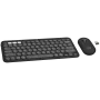 Logitech Pebble 2 Combo näppäimistö hiiri sisältyy RF Wireless + Bluetooth QWERTY tanska - suomi - norja - ruotsi grafiitti (920-012257)