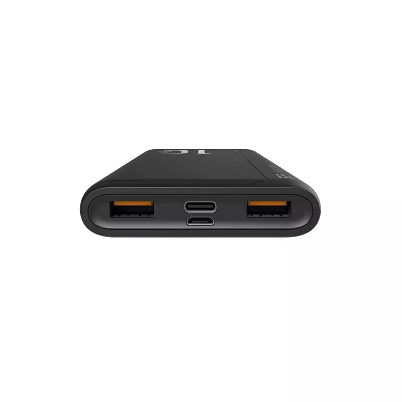Varavirtalähde Silicon Power QP15 10000 mAh, LiPo, 2x USB-A + 2x USB-C, Micro-USB-tulo, musta