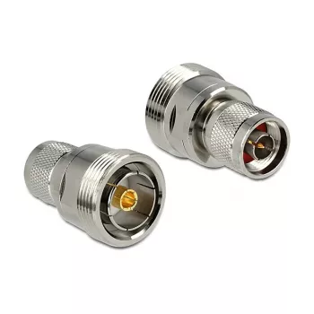 Koaksiaalisovitin DELOCK 88841 — pistoke 7/16 pistokkeeseen 7/16, 29×42,2×29 mm, 1 kpl