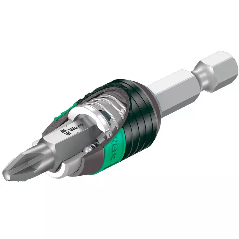Wera 848/851/867/19 metalliporanterä- ja terasarja, 19-osainen