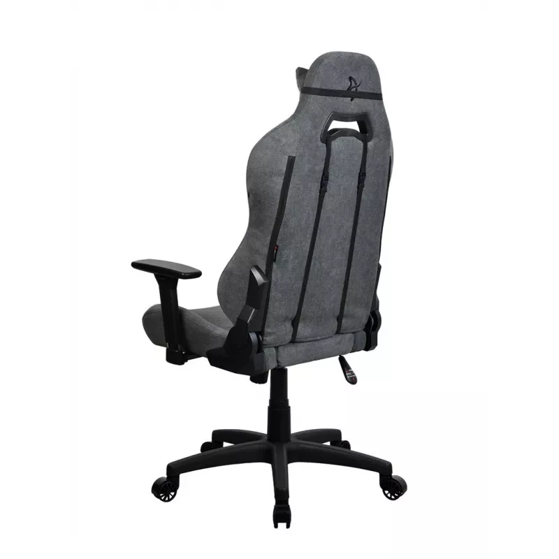 Arozzi Torretta SoftFabric ASH -pelituoli ergonominen muotoilu säädettävä