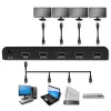 Qoltec 51798 aktiivinen HDMI-jakaja 4 x HDMI 4K x 2K | 3.4Gb/s