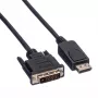 DisplayPort-kaapeli VALUE DP-DVI (24+1) LSOH uros/uros 2 m