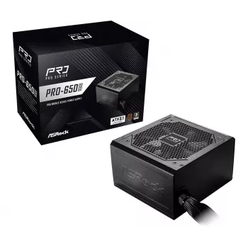 ASRock PRO-650B 650W 80 PLUS Bronze virtalähde