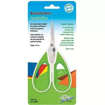 WEDO 975 4060 sakset suora leikkaus vihreä valkoinen 215 mm