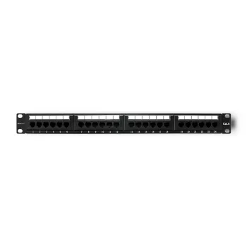 Kytkentäpaneeli RACK 24 porttia, Cat.6 UTP