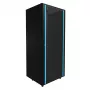 Vapaasti seisova kaappi Extralink 42U 800X800 STANDING RACKMOUNT CABINET MUSTA 1400 kg kapasiteetti