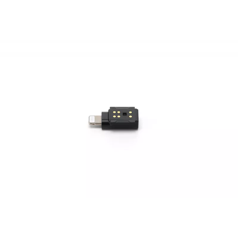 Äänisovitin DJI Mic 3 -matkapuhelinsovitin (Lightning) — Lightning-liitäntä, musta, Apple-mobiililaitteille