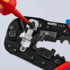 Knipex 97 51 13 kaapelipuristinpihdit musta, sininen, punainen