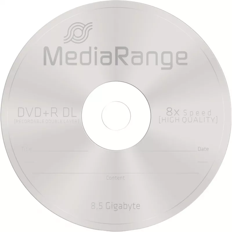 DVD+R DL MediaRange MR465 8,5 GB 5 kpl