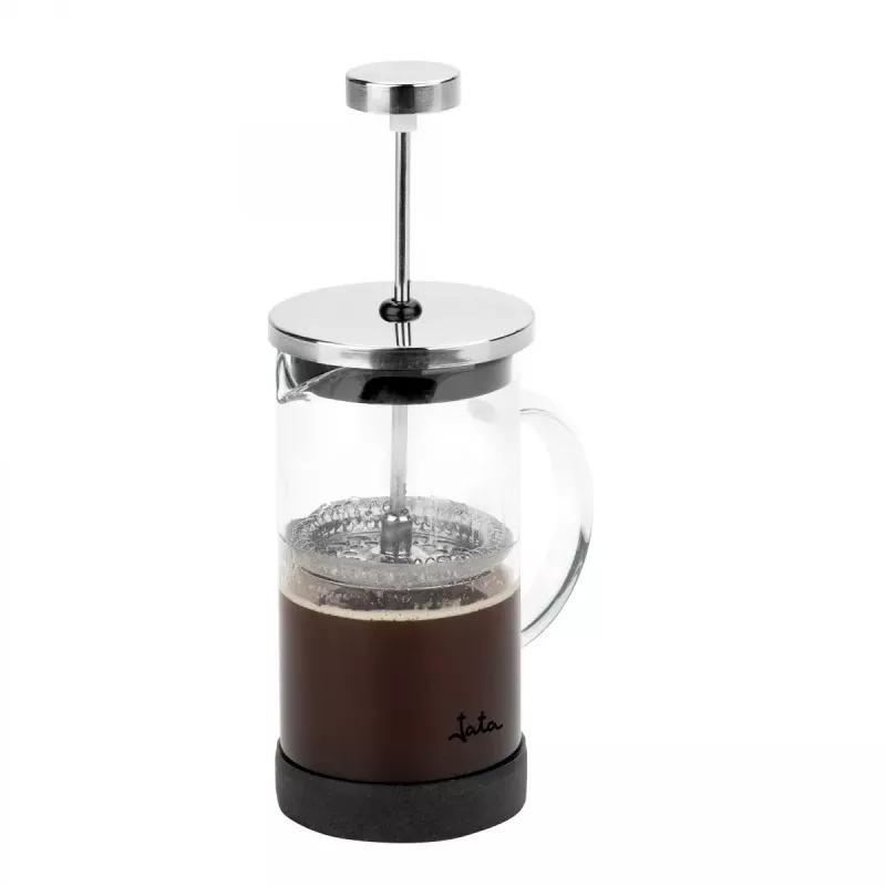 French Press Jata HCAF1135 manuaalinen kahvinkeitin 0,35 l musta läpinäkyvä BPA-vapaa