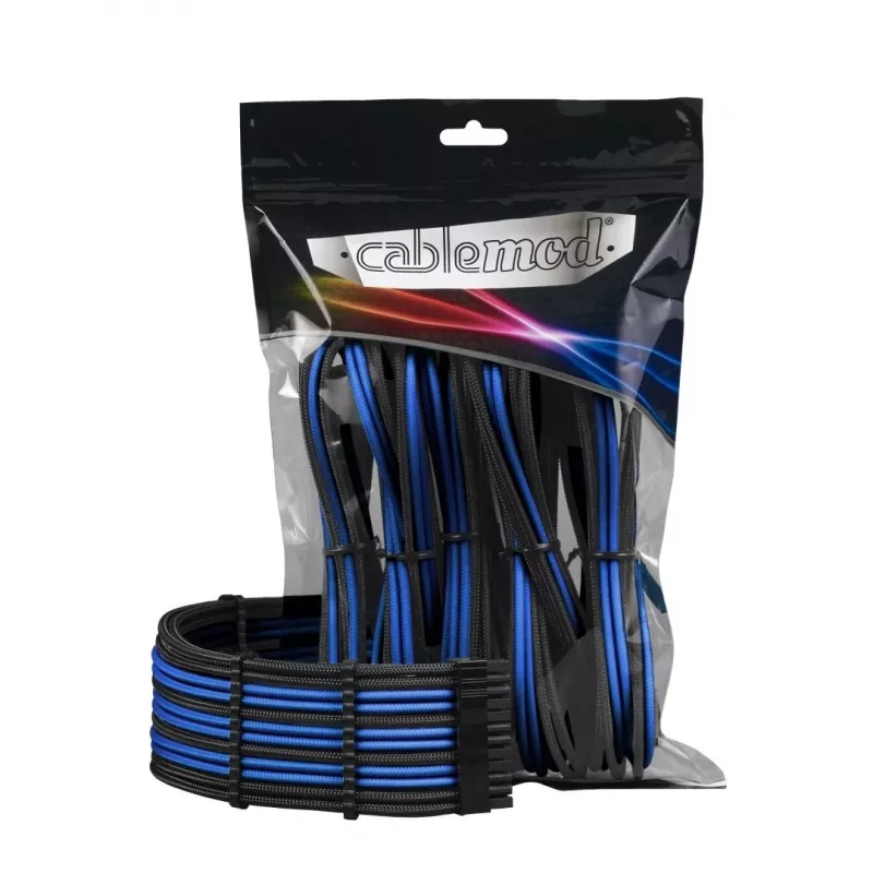 Sisäinen virtakaapeli CableMod CM-PCAB-BKIT-NKKB-3PK-R musta sininen 250 mm