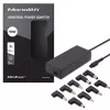 Qoltec 50012 automaattinen yleisvirtalähde 90W | 9 pistoketta | +virtajohto