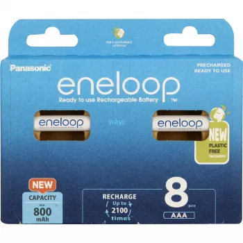 Akut PANASONIC ENELOOP AAA 800 mAh 8 kpl (BK-4MCDE/8HH)