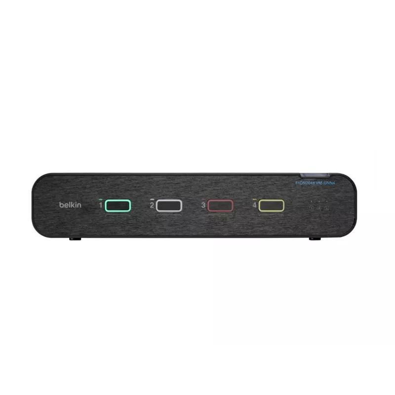 Belkin F1DN204KVM-UNN4 Universal Secure Dual-Head 4P pöytäkoneen KVM-kytkin