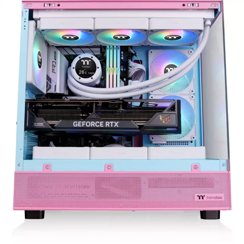Thermaltake View 270 Plus TG ARGB Bubble Pink - kotelo - ATX - Midi/Mini Tower - ATX