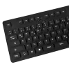 Näppäimistö LogiLink ID0019A universaali USB QWERTZ saksa musta