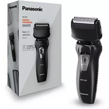 Kalvoparranajokone Panasonic ES-RW31 — 2-teräinen kalvoparranajokone akulla, märkä & kuiva, musta, 30 min käyttöaika