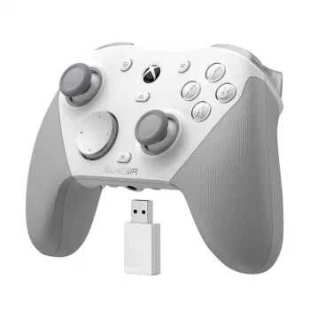 GameSir-peliohjain G7 PRO Mech White – langallinen/langaton tuki, ergonominen asettelu