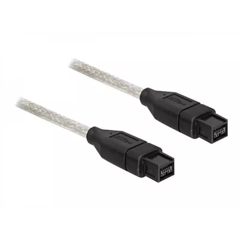 FireWire-kaapeli DeLOCK FireWire B/B 1,0 m harmaa