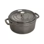 Staub La Cocotte pyöreä valurautapata 26 cm, grafiitinharmaa