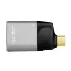 LogiLink USB 3.2 Gen2 Type-C -adapteri C/M - HDMI-A USB-C 4K PD alumiini musta/harmaa
