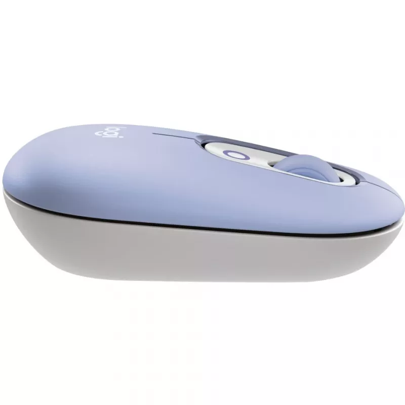 Logitech POP Icon Combo - näppäimistö- ja hiirisarja - langaton - Bluetooth LE - QWERTY - US International - lila, luonnonvalkoinen (920-013078)