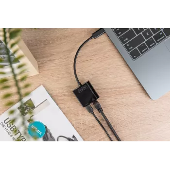 USB Type-C Gigabit Ethernet -sovitin Digitus DN-3027