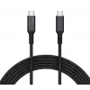 AUKEY CB-MCC102 USB-kaapeli 1,8 m USB-C musta 480 Gbit/s