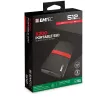 SSD Emtec 512GB USB Type-C 3.2 Gen 1 musta punainen X200