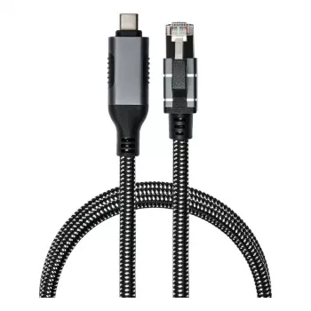 Good Connections Ethernet-kaapeli USB-C RJ45, antrasiitti, 5,0 m