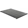 Telineen hylly LOGON RAS110BL, musta, kantokyky 50 kg, 19 tuumaa