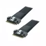 Supermicro kaapeli CBL-MCIO-1340M5-1 puolilitteä MCIO x8 (STR) - MCIO x8 (STR) 40 cm