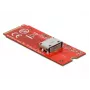 M.2 Key M – 1 x OCuLink SFF-8612 -muunnin DeLOCK 64106