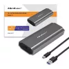 Kotelo | tasku NV2271 M.2 SSD -asemalle | SATA | NVMe | USB-C | 2TB