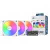 Montech GF120 V2 ARGB tietokonekotelon tuuletinyksikkö 12 cm valkoinen 3 kpl