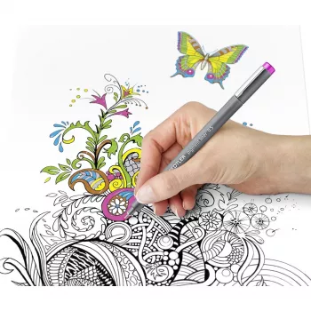 Huopakynä Staedtler Pigment Liner 308 punainen