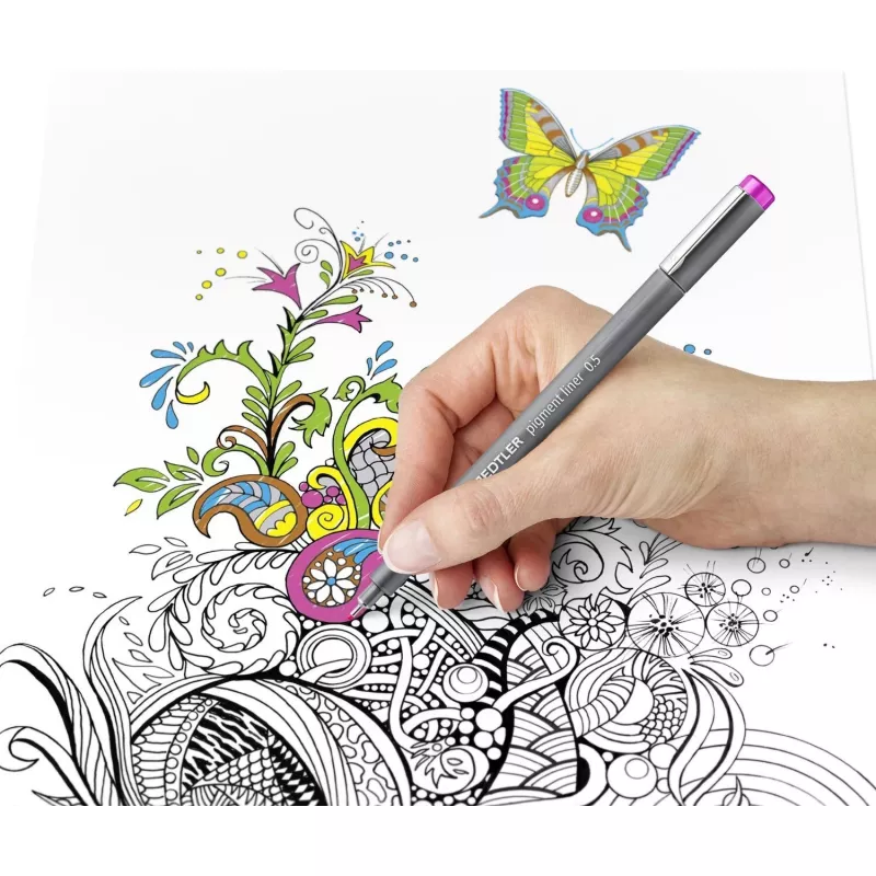Huopakynä Staedtler Pigment Liner 308 punainen