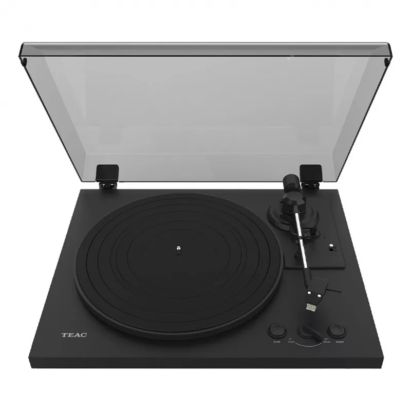 Hihnavetoinen audiosoitin TEAC TN-175-B musta
