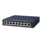 PLANET GSD-908HP - kytkin - 8 x 10/100/1000 (PoE+) + 1 x 10/100/1000 (Uplink) - pöytämalli - PoE+ (GSD-908HP)