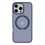 Torras Ostand Pro suojakotelo iPhone 16 Pro -puhelimelle, sininen, ohut muotoilu
