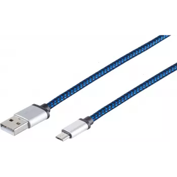 USB-kaapeli S/CONN 14-50017 USB 2.0 0,3 m